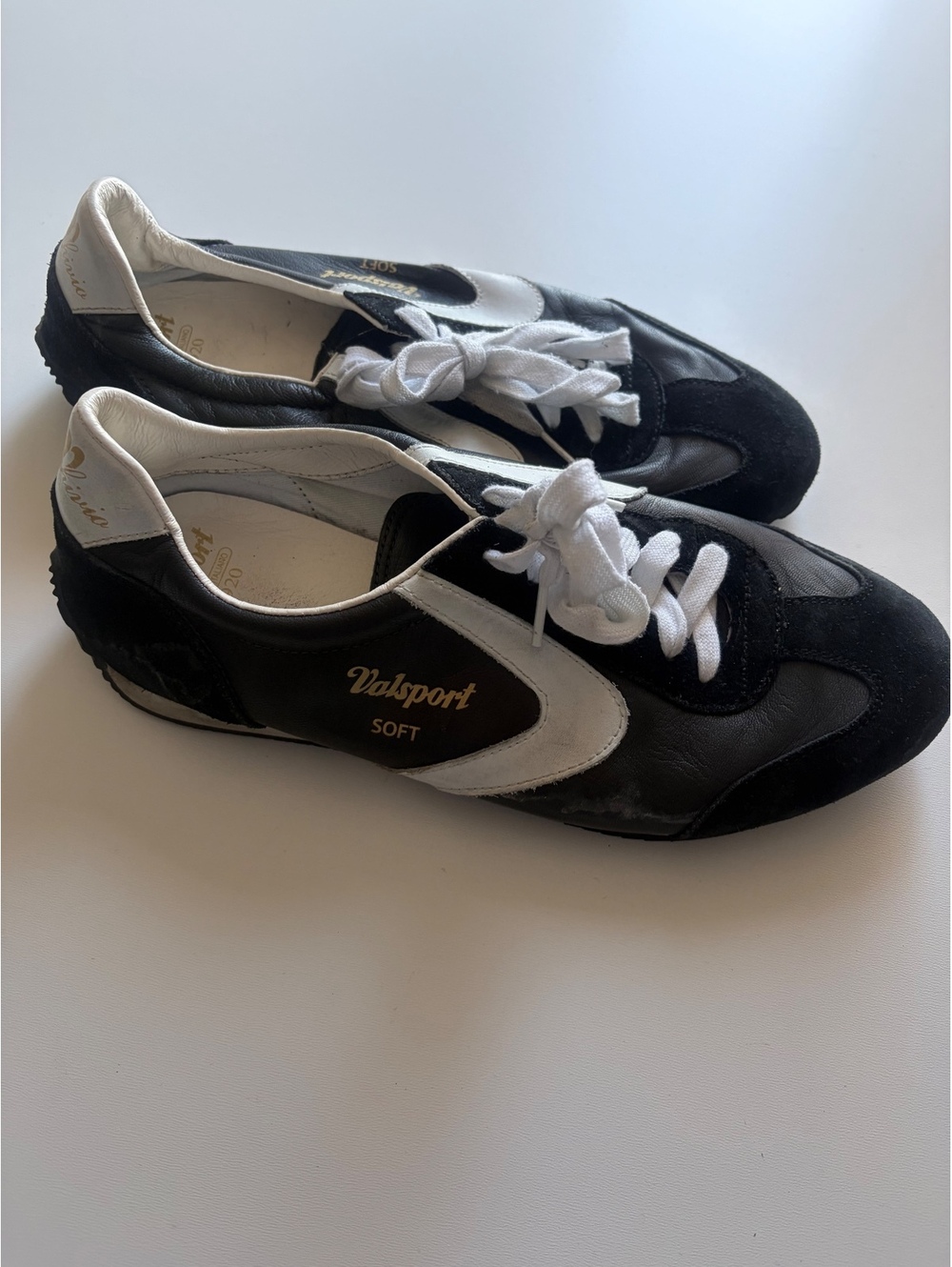 Valsport Soft Black size 43 Italian leather Sneakers